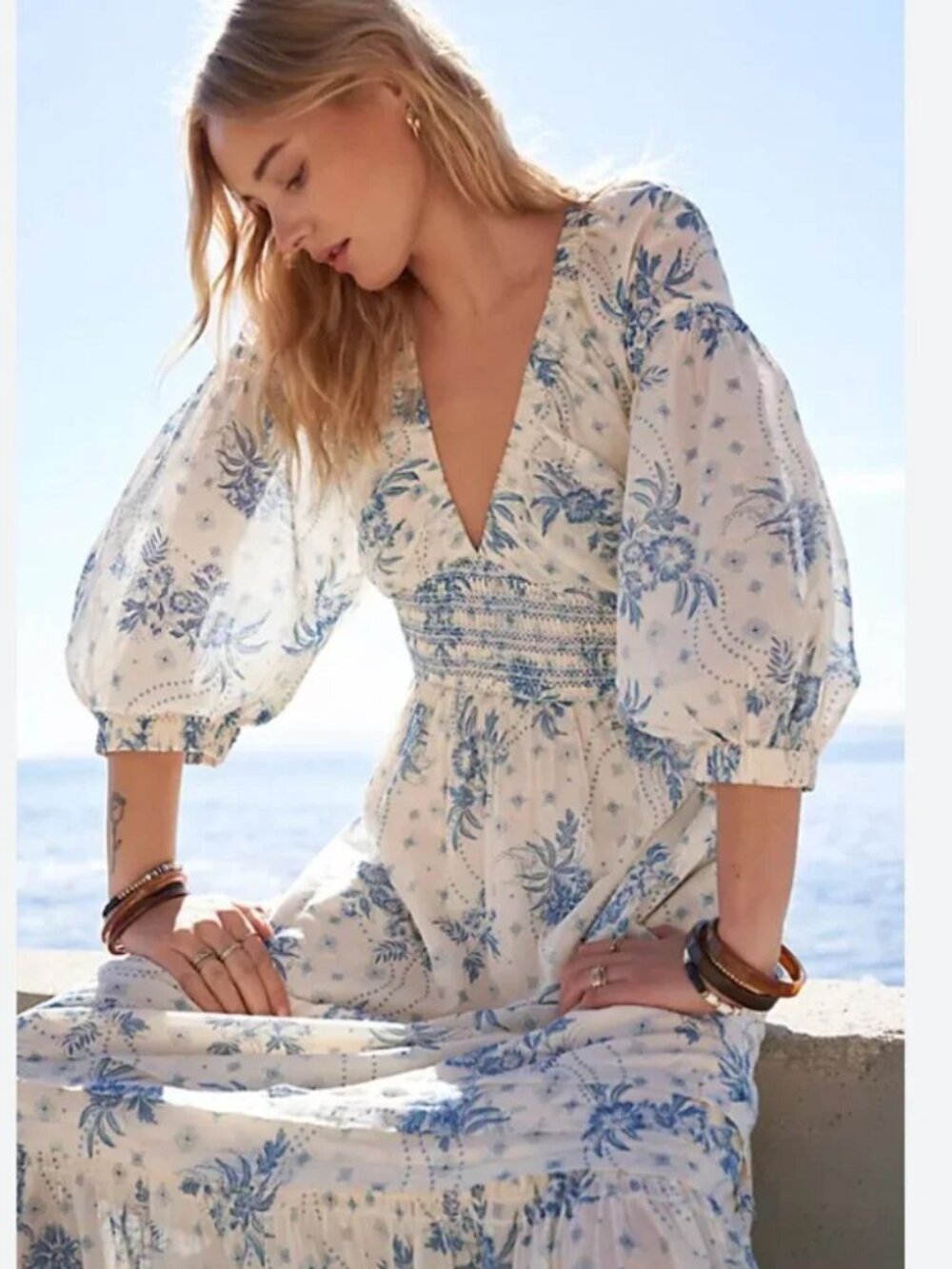 Free People - NWT Golden Hour Maxi Dress